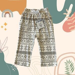 Kate Quinn  Nordic Snowflake PJ Pants size 12-18 month